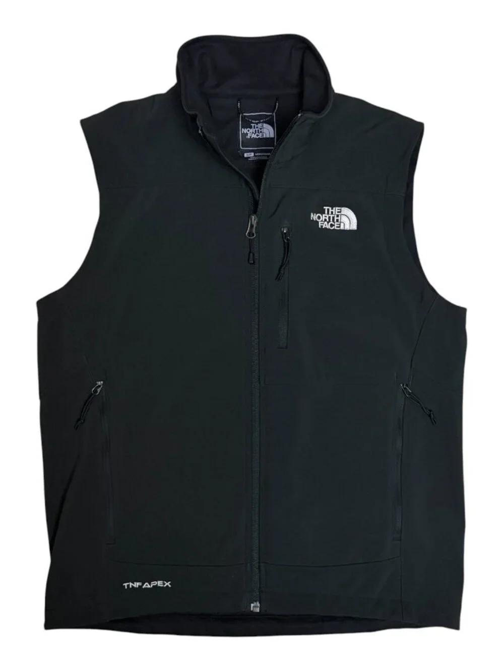 THE NORTH FACE TNF APEX Vest Shell Charcoal Black Outdoor Light Jacket Men Small